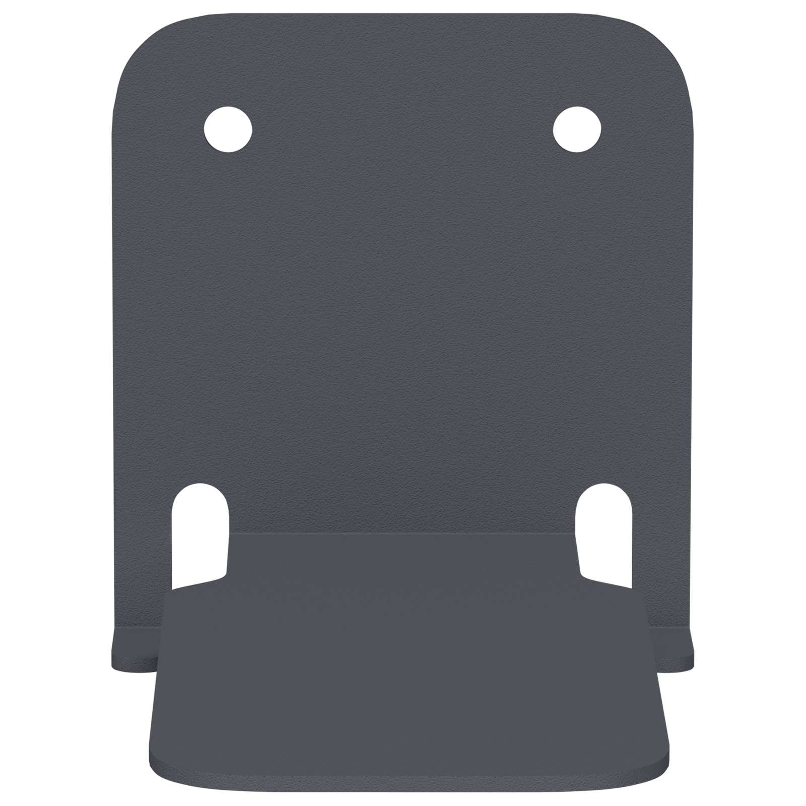 Mensola sospesa 4 pcs Antracite 6 x 10,8 x 6,6 cm | homemem39