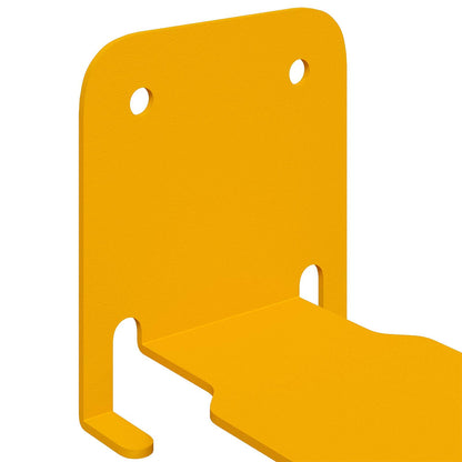 Mensola Flottante Invisibile A parete 24 pcs Giallo senape | homemem39