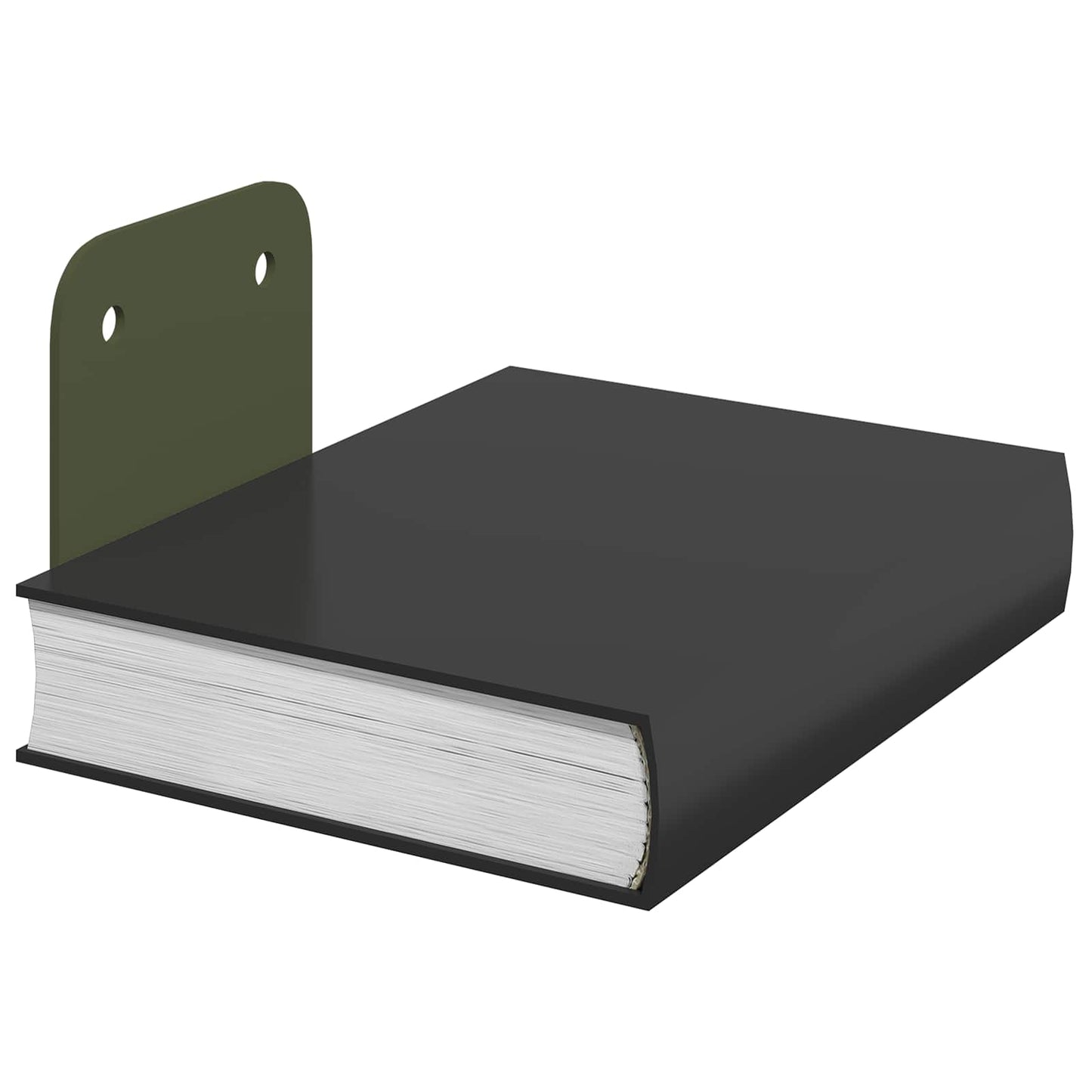 Mensola sospesa 4 pcs Verde oliva 6 x 10,8 x 6,6 cm | homemem39