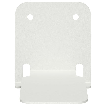 Mensola sospesa con lo scaffale 8 pcs Bianco 6 x 10,8 x 6,6 cm | homemem39