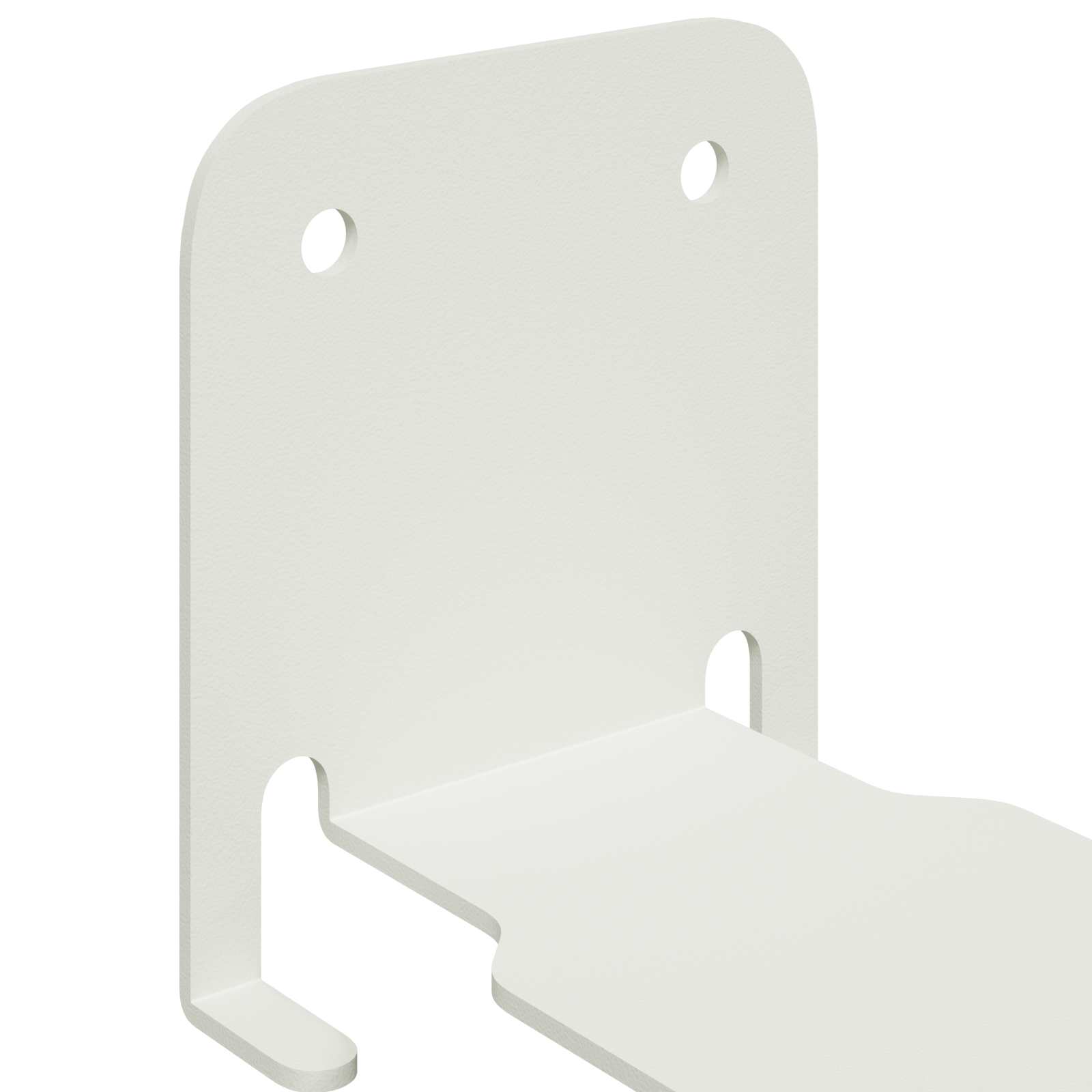 Mensola sospesa con lo scaffale 24 pcs Bianco 6 x 10,8 x 6,6 cm | homemem39