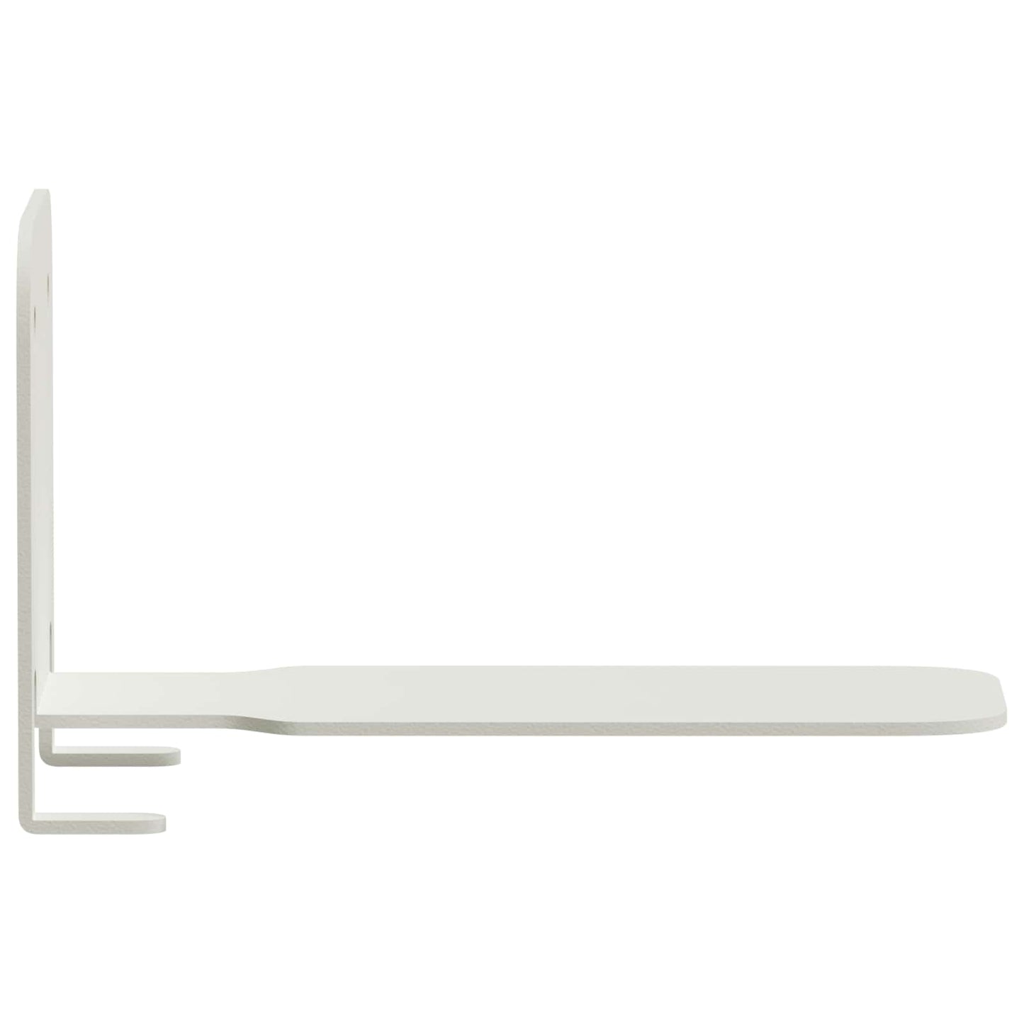 Mensola sospesa con lo scaffale 24 pcs Bianco 6 x 10,8 x 6,6 cm | homemem39