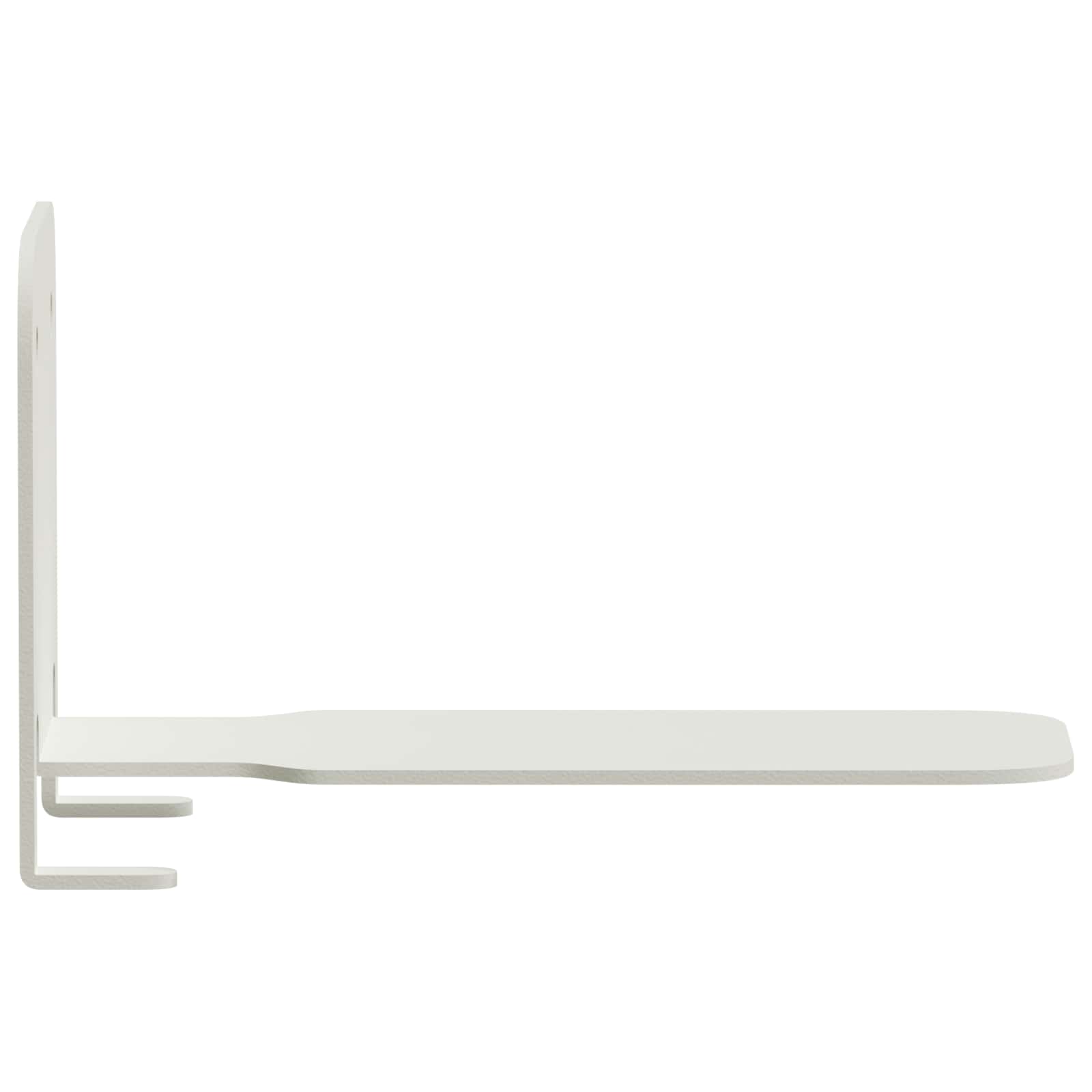 Mensola sospesa con lo scaffale 24 pcs Bianco 6 x 10,8 x 6,6 cm | homemem39