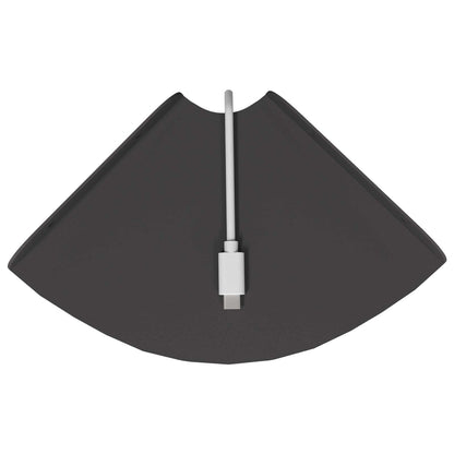 Mensola sospesa con lo scaffale 4 pcs Nero 15 x 15 x 2 cm | homemem39