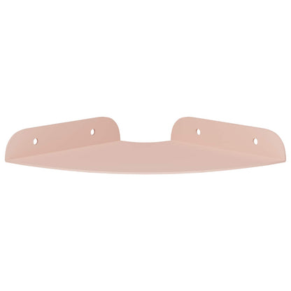 Mensola sospesa con lo scaffale 2 pcs Rosa 15 x 15 x 2 cm | homemem39