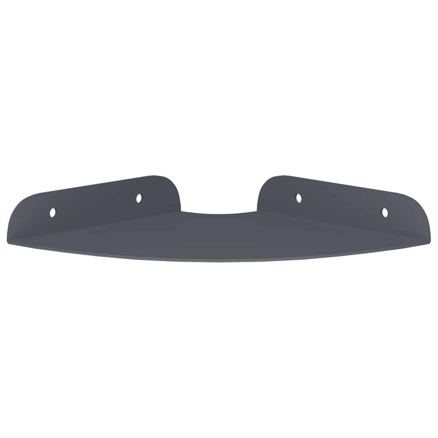 Mensola sospesa con lo scaffale 2 pcs Antracite 15 x 15 x 2 cm | homemem39