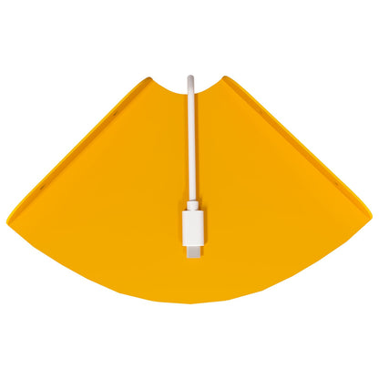 Mensola sospesa 2 pcs Giallo senape 15 x 15 x 2 cm | homemem39