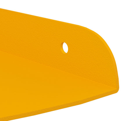 Mensola sospesa 4 pcs Giallo senape 15 x 15 x 2 cm | homemem39