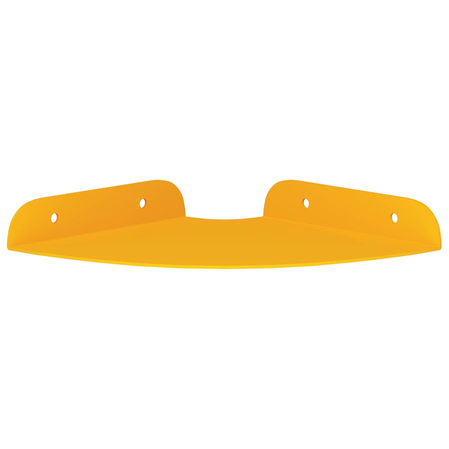 Mensola sospesa 4 pcs Giallo senape 15 x 15 x 2 cm | homemem39