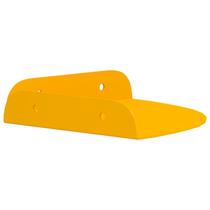 Mensola sospesa 4 pcs Giallo senape 15 x 15 x 2 cm | homemem39