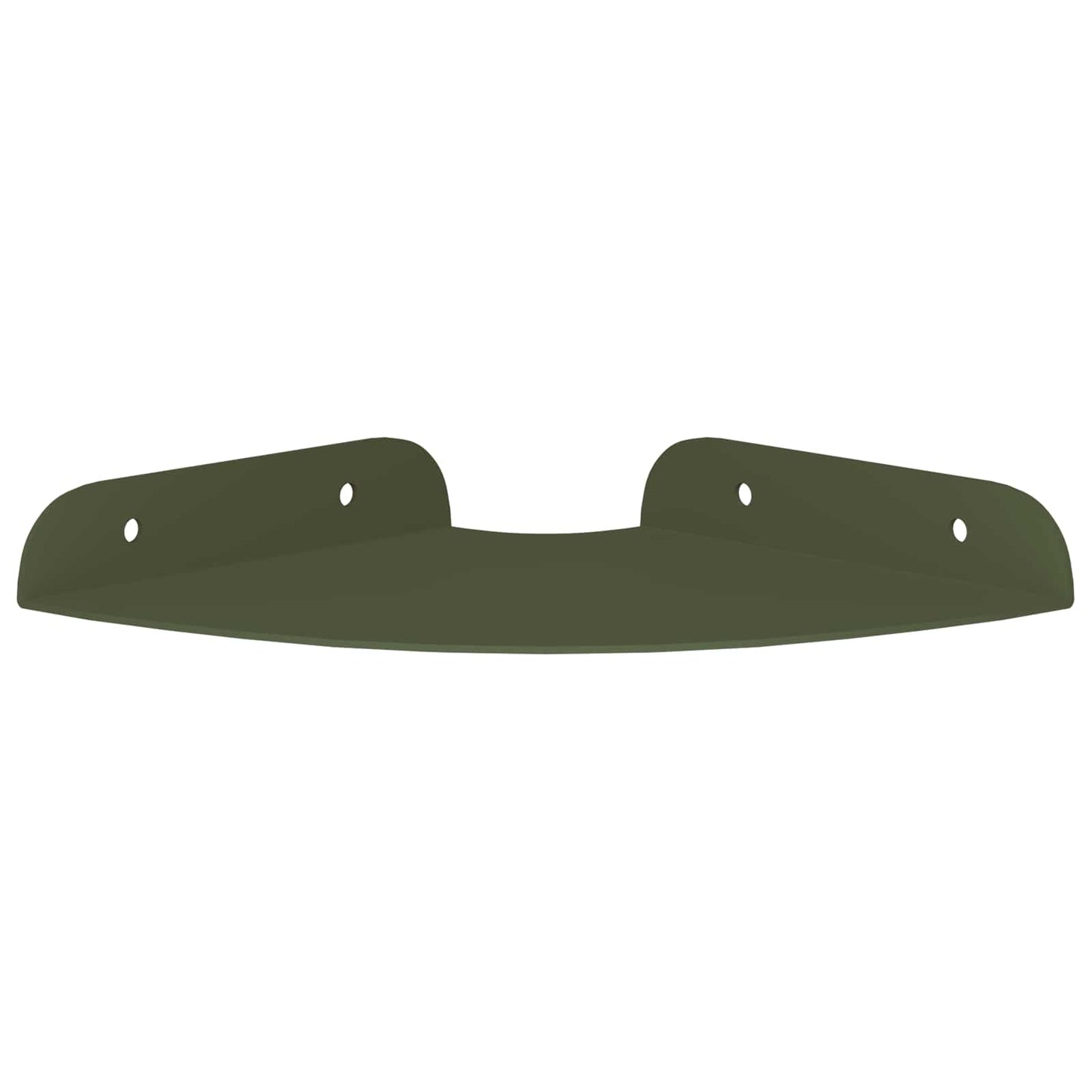 Mensola sospesa 2 pcs Verde oliva 15 x 15 x 2 cm | homemem39