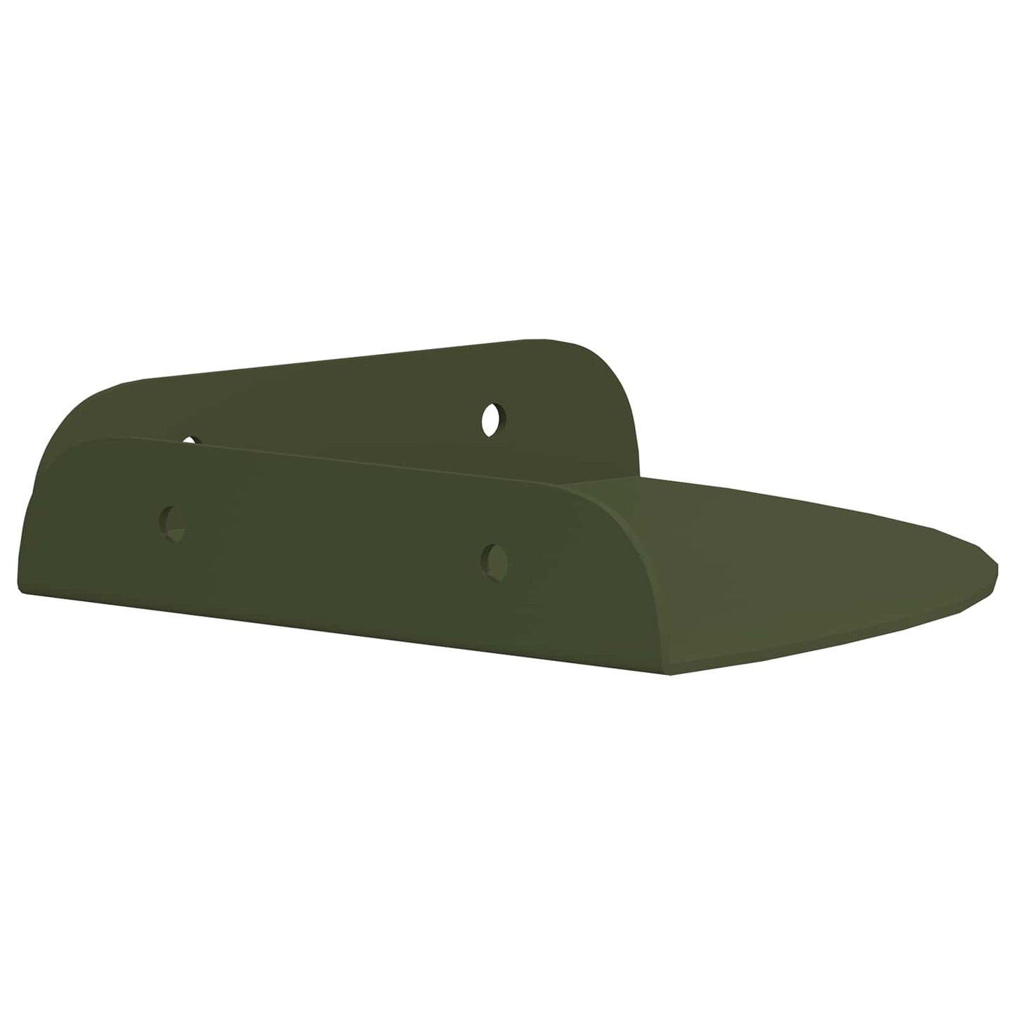 Mensola sospesa 2 pcs Verde oliva 15 x 15 x 2 cm | homemem39