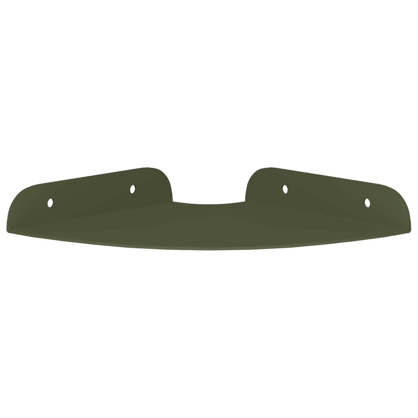 Mensola sospesa 4 pcs Verde oliva 15 x 15 x 2 cm | homemem39
