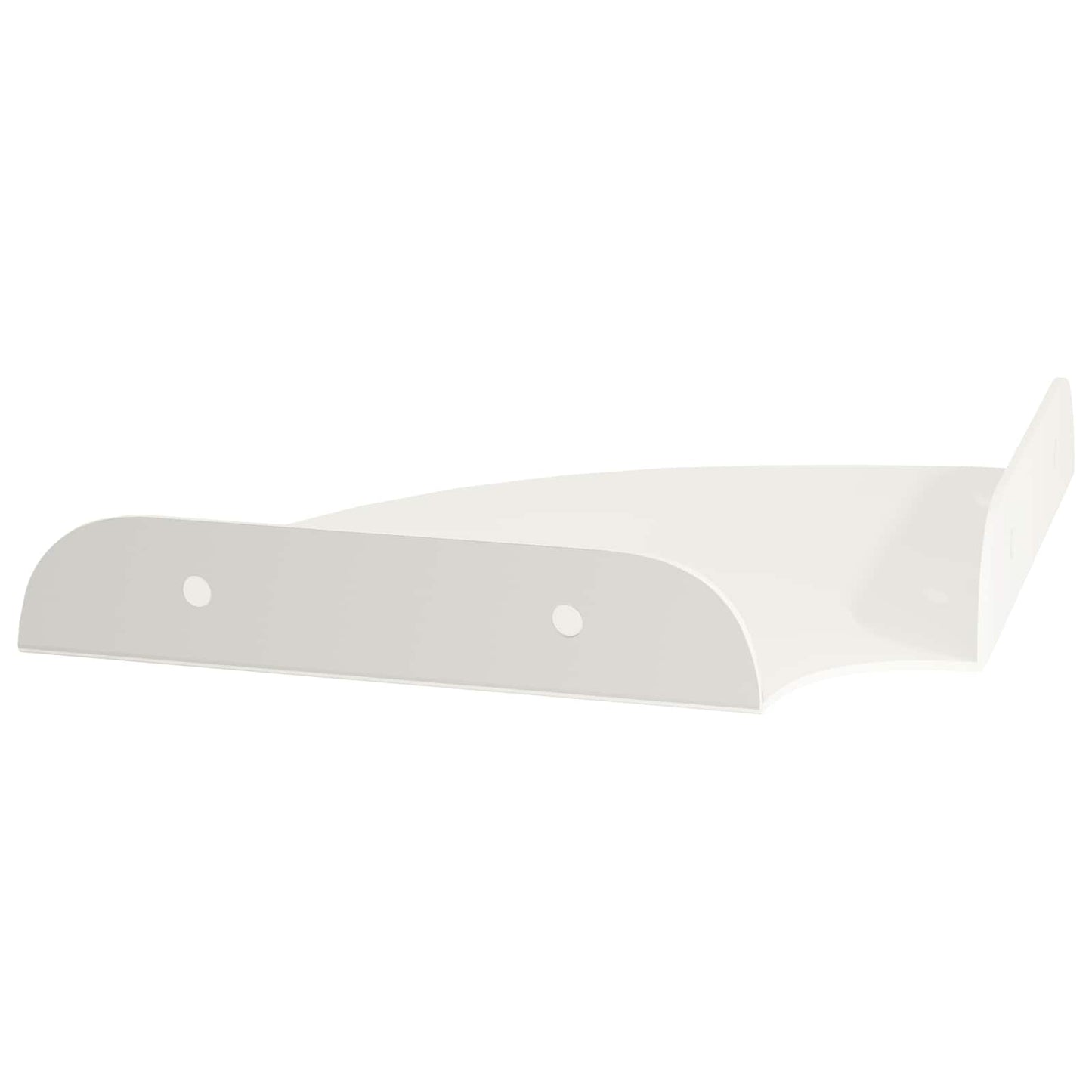 Mensola sospesa con lo scaffale 4 pcs Bianco 15 x 15 x 2 cm | homemem39