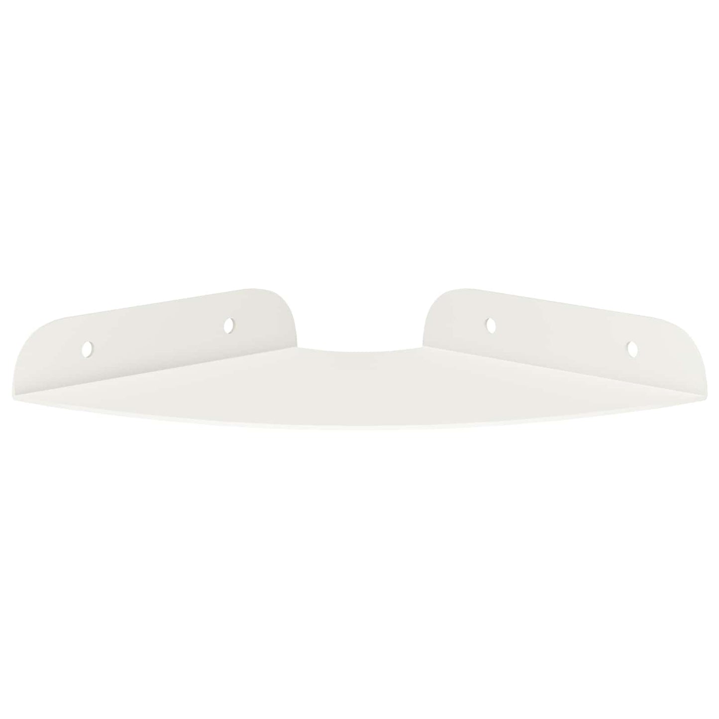 Mensola sospesa con lo scaffale 4 pcs Bianco 15 x 15 x 2 cm | homemem39