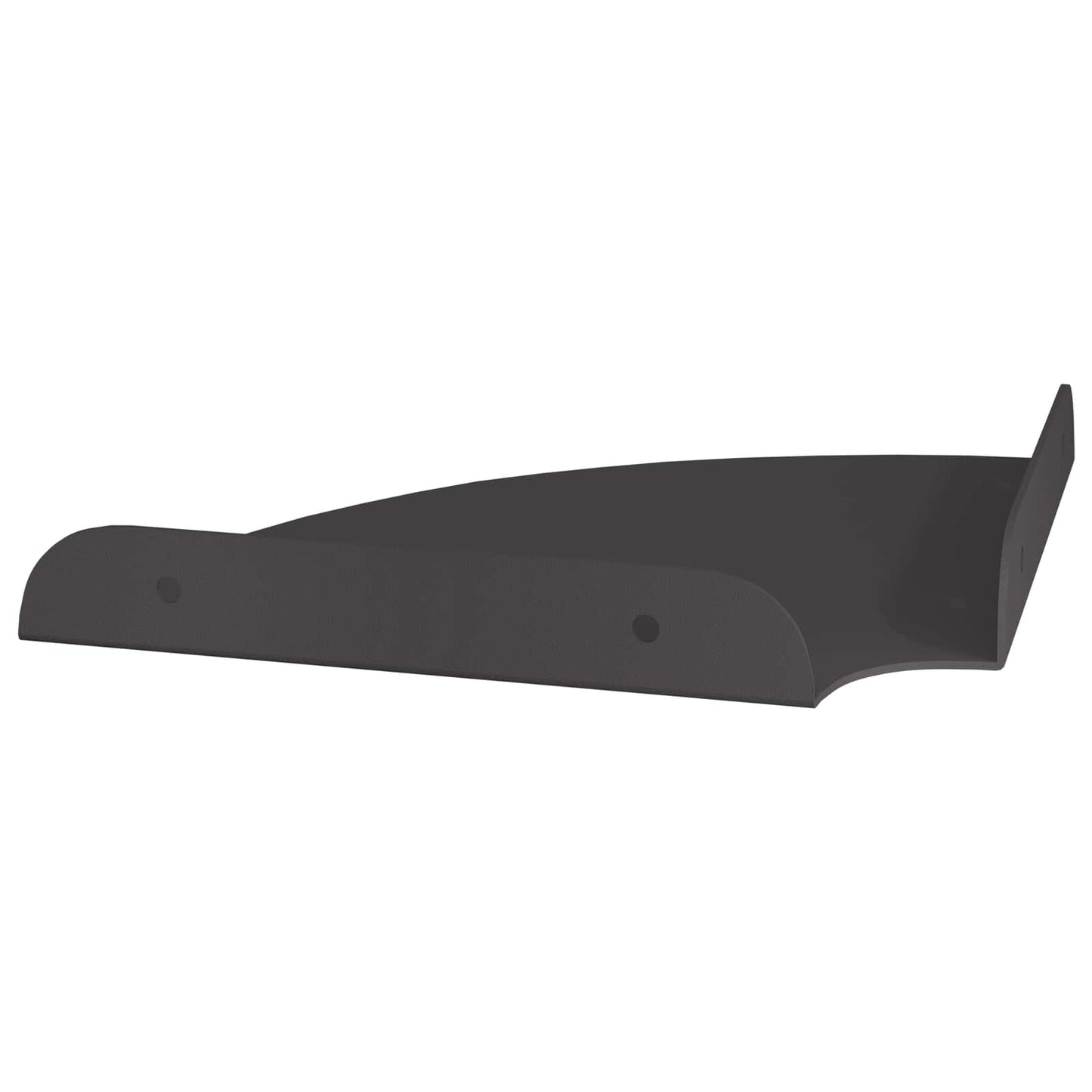 Mensola sospesa con lo scaffale 2 pcs Nero 18 x 18 x 2 cm | homemem39