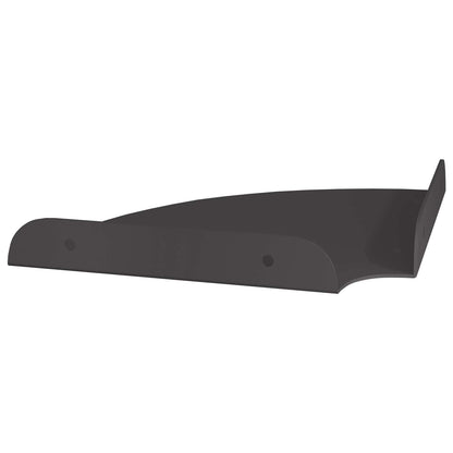 Mensola sospesa con lo scaffale 2 pcs Nero 18 x 18 x 2 cm | homemem39