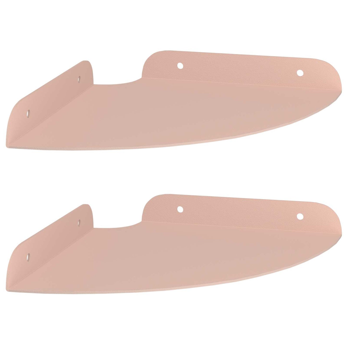 Mensola sospesa con lo scaffale 2 pcs Rosa 18 x 18 x 2 cm | homemem39