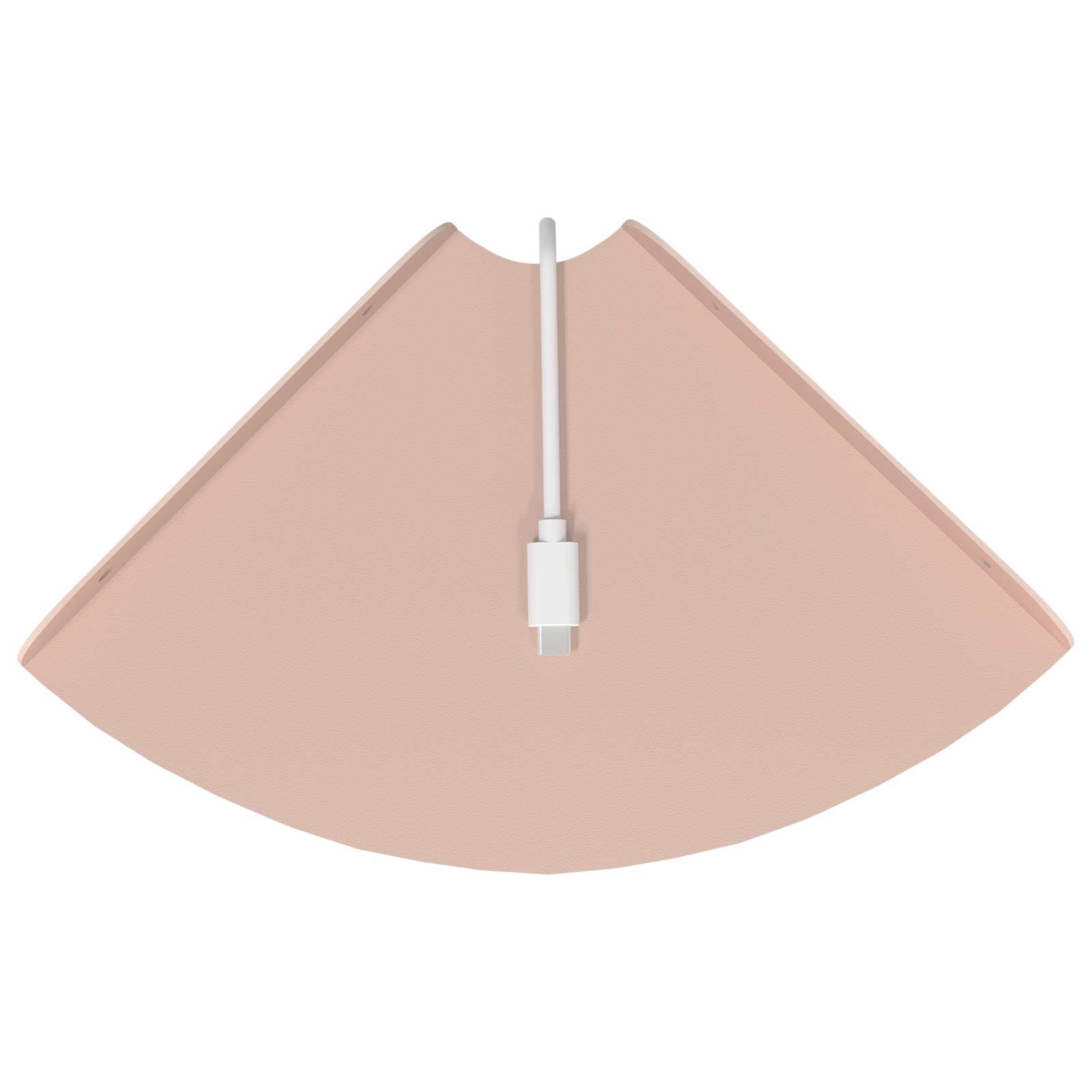 Mensola sospesa con lo scaffale 2 pcs Rosa 18 x 18 x 2 cm | homemem39