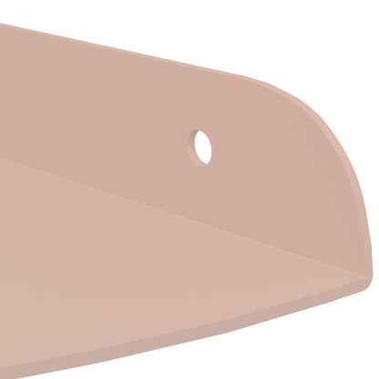Mensola sospesa con lo scaffale 4 pcs Rosa 18 x 18 x 2 cm | homemem39