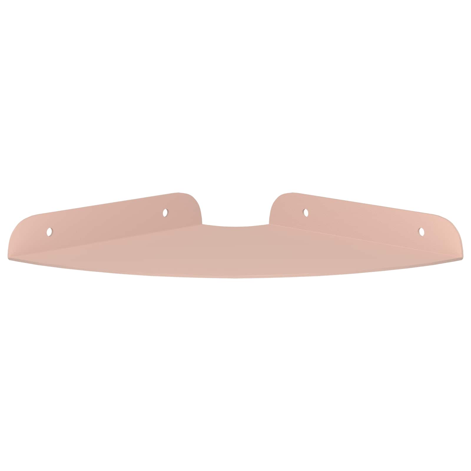Mensola sospesa con lo scaffale 4 pcs Rosa 18 x 18 x 2 cm | homemem39