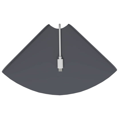 Mensola sospesa con lo scaffale 2 pcs Antracite 18 x 18 x 2 cm | homemem39