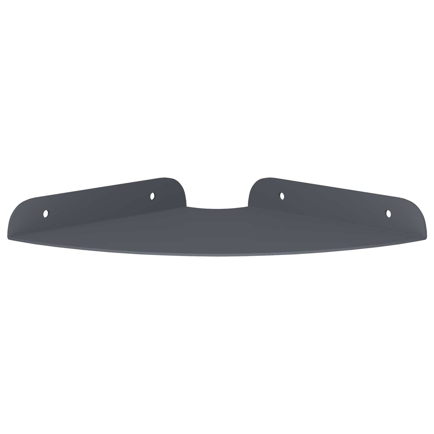 Mensola sospesa con lo scaffale 4 pcs Antracite 18 x 18 x 2 cm | homemem39