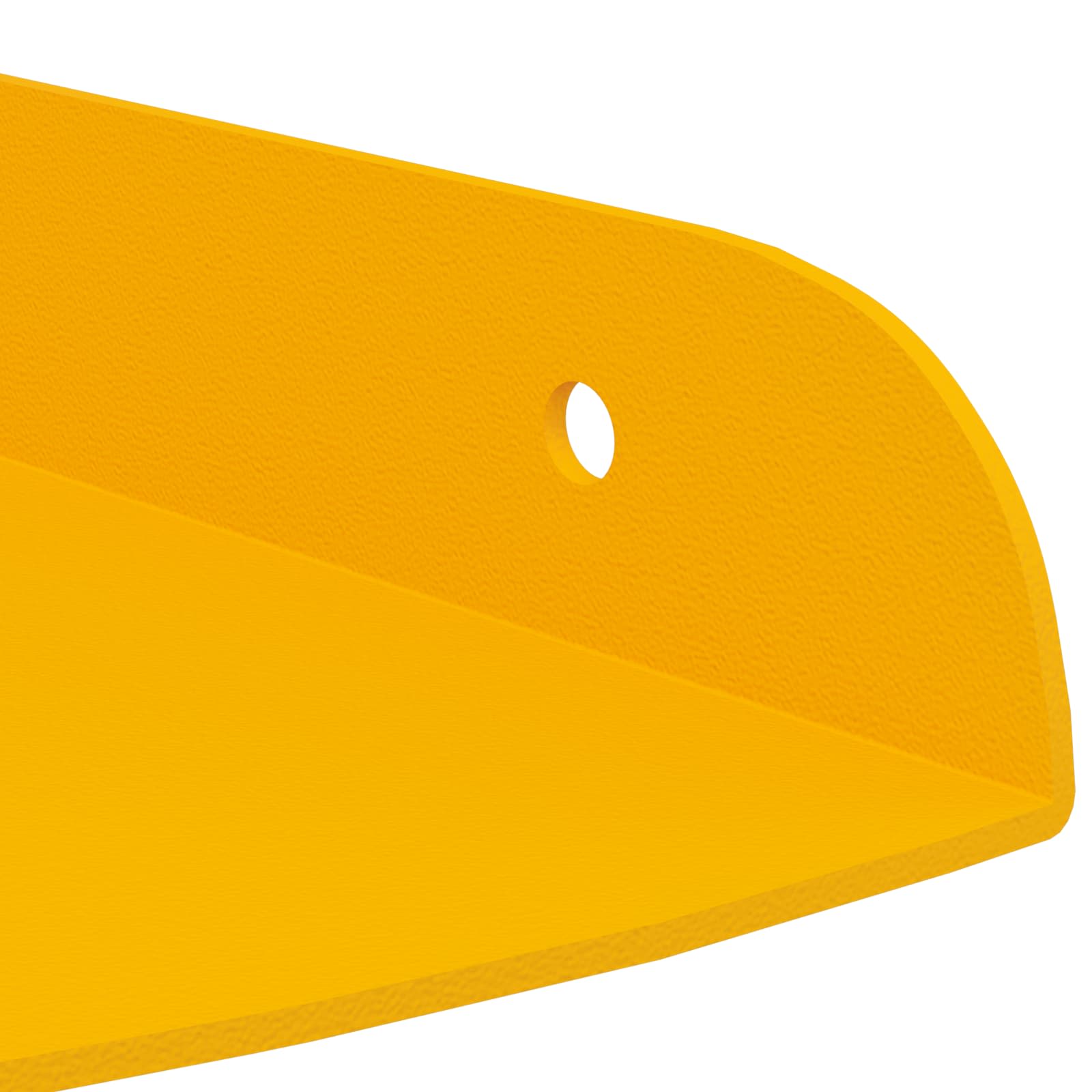 Mensola sospesa 2 pcs Giallo senape 18 x 18 x 2 cm | homemem39