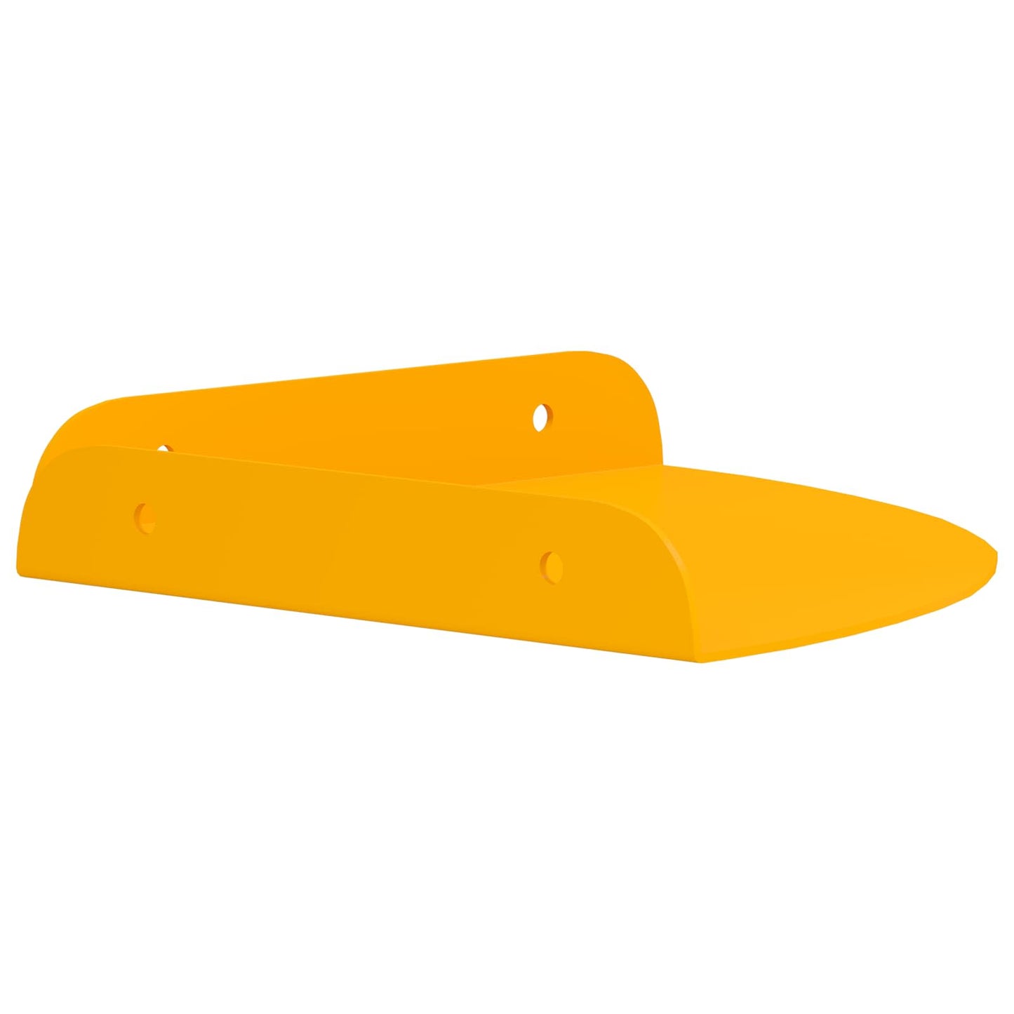 Mensola sospesa 2 pcs Giallo senape 18 x 18 x 2 cm | homemem39