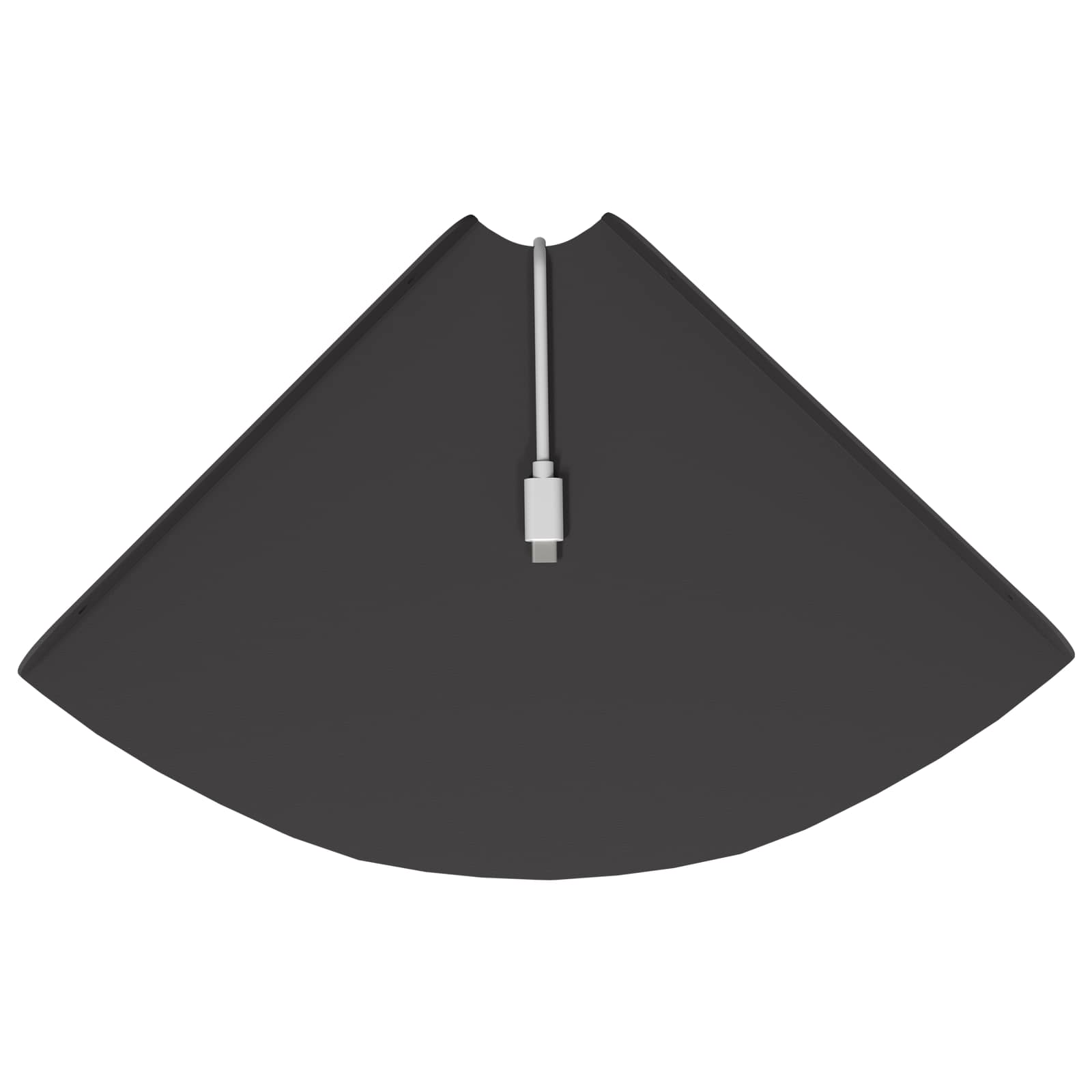 Mensola sospesa con lo scaffale 4 pcs Nero 24 x 24 x 2 cm | homemem39