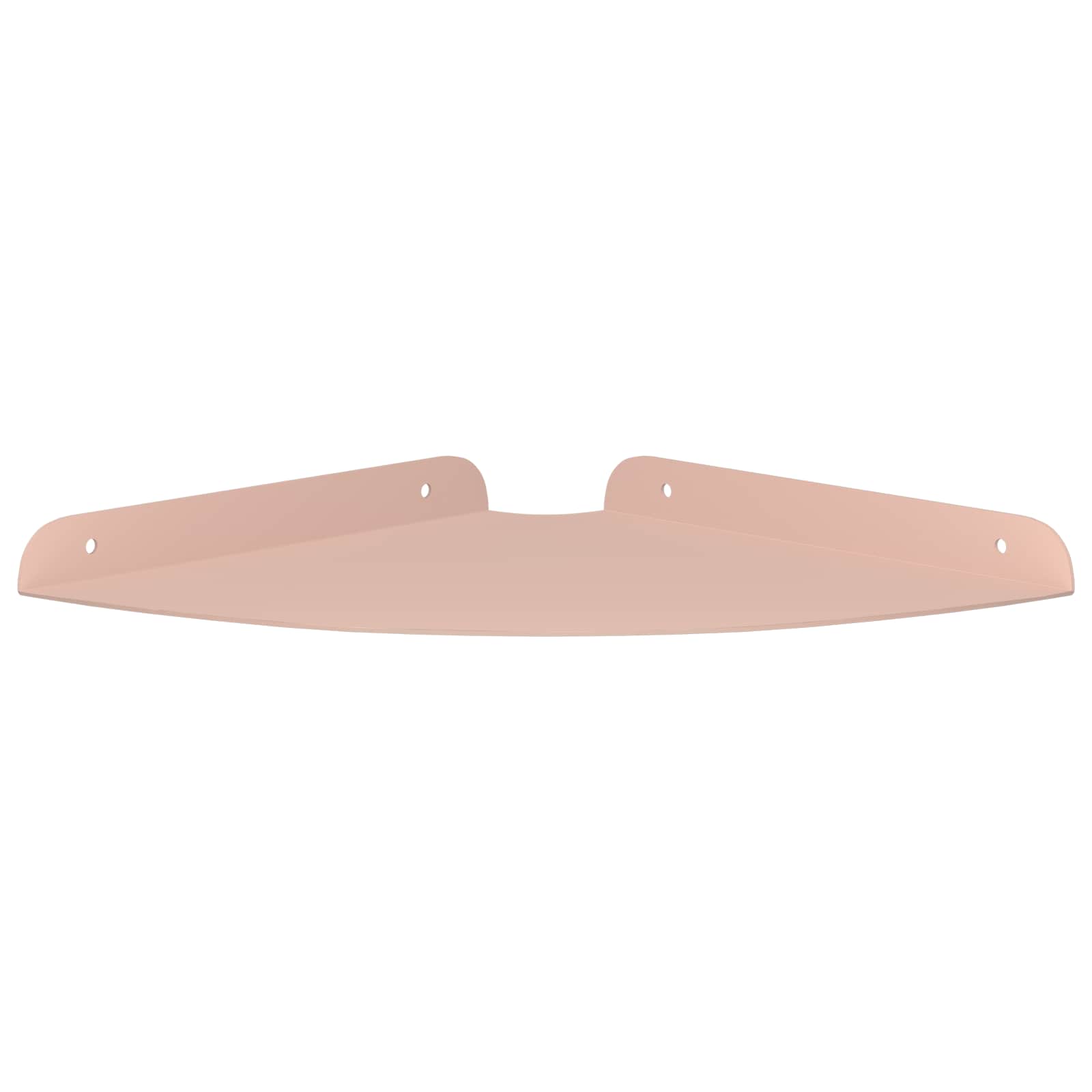 Mensola sospesa con lo scaffale 2 pcs Rosa 24 x 24 x 2 cm | homemem39