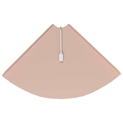 Mensola sospesa con lo scaffale 2 pcs Rosa 24 x 24 x 2 cm | homemem39