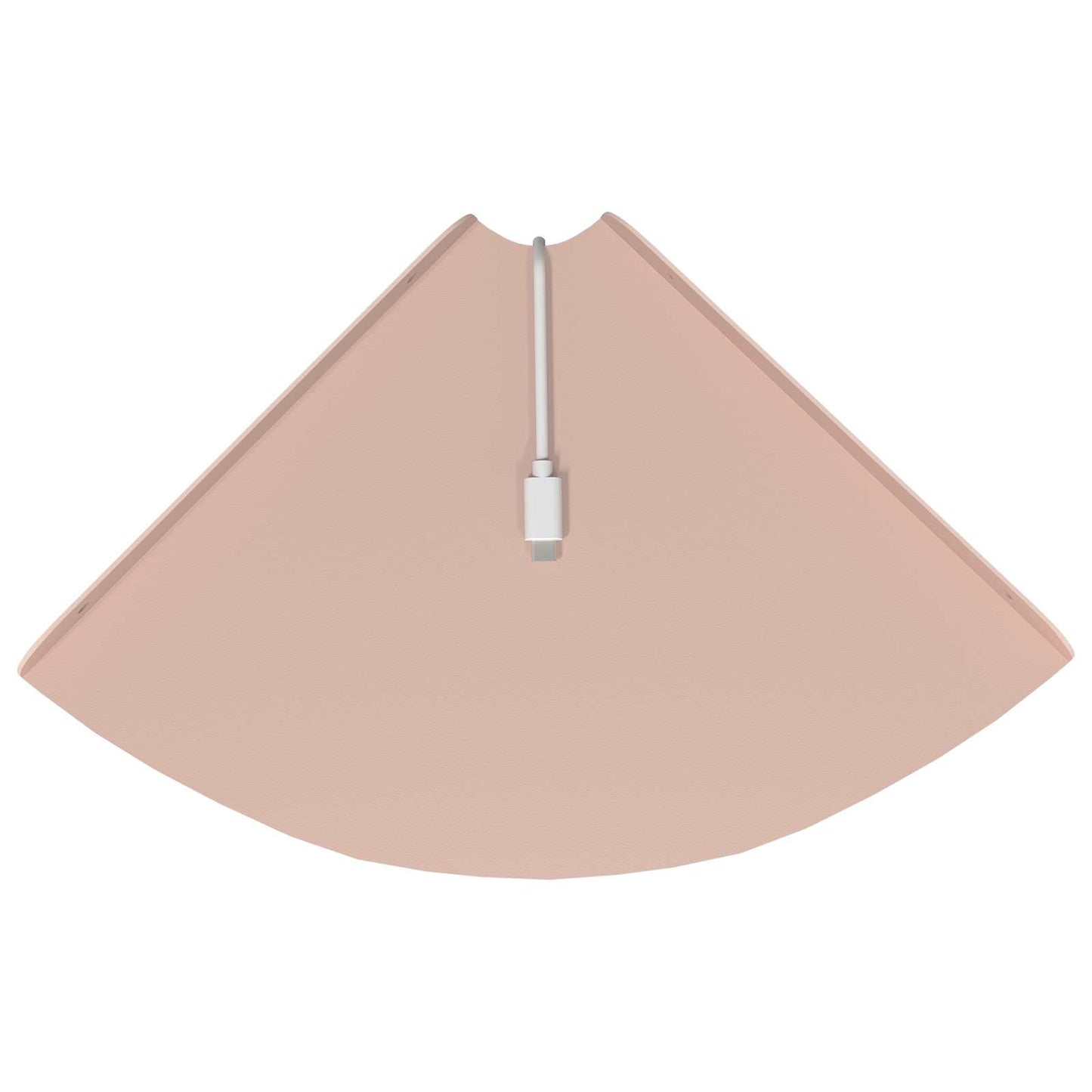 Mensola sospesa con lo scaffale 4 pcs Rosa 24 x 24 x 2 cm | homemem39