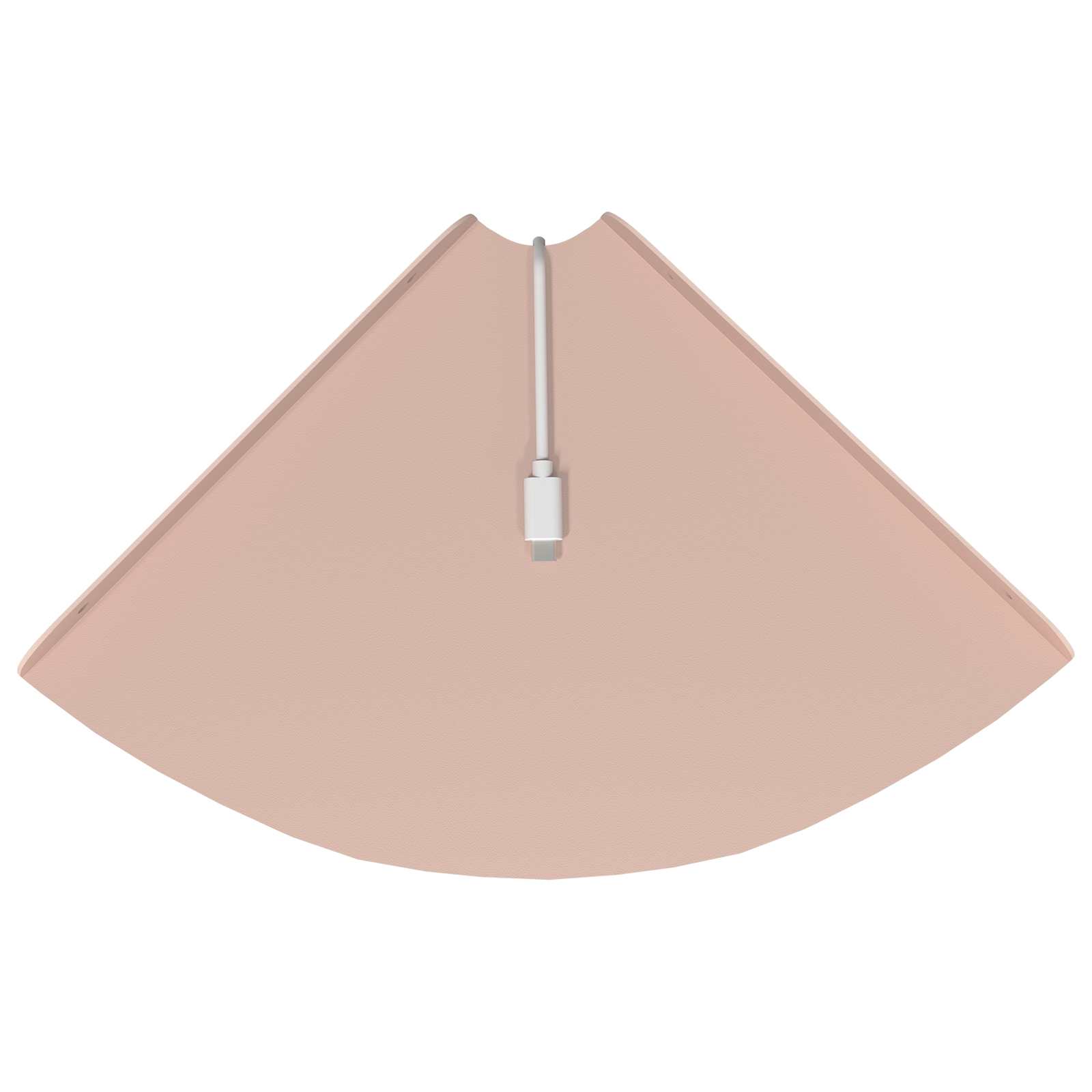 Mensola sospesa con lo scaffale 4 pcs Rosa 24 x 24 x 2 cm | homemem39