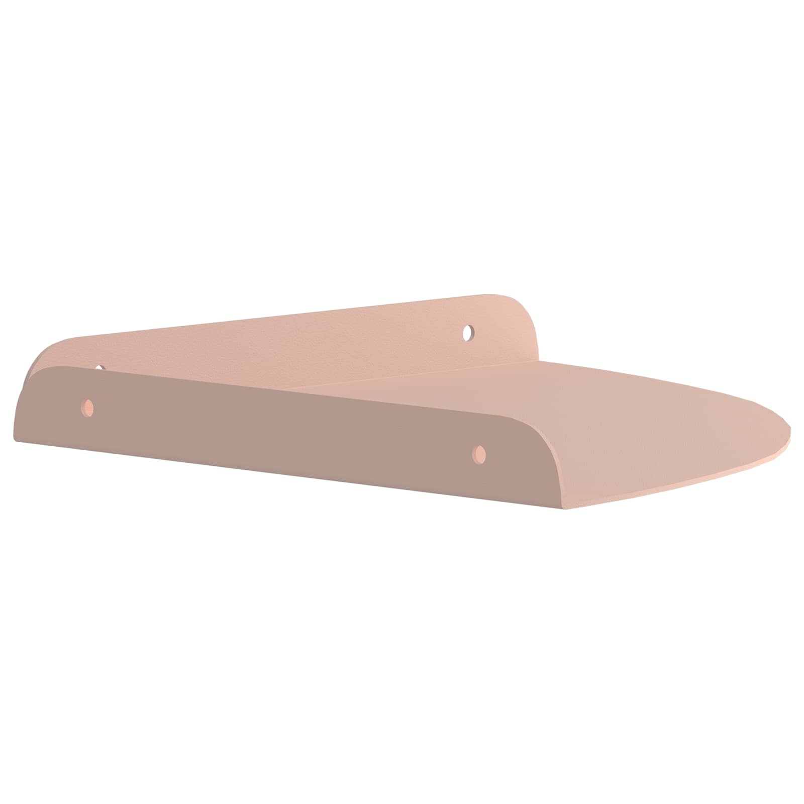 Mensola sospesa con lo scaffale 4 pcs Rosa 24 x 24 x 2 cm | homemem39
