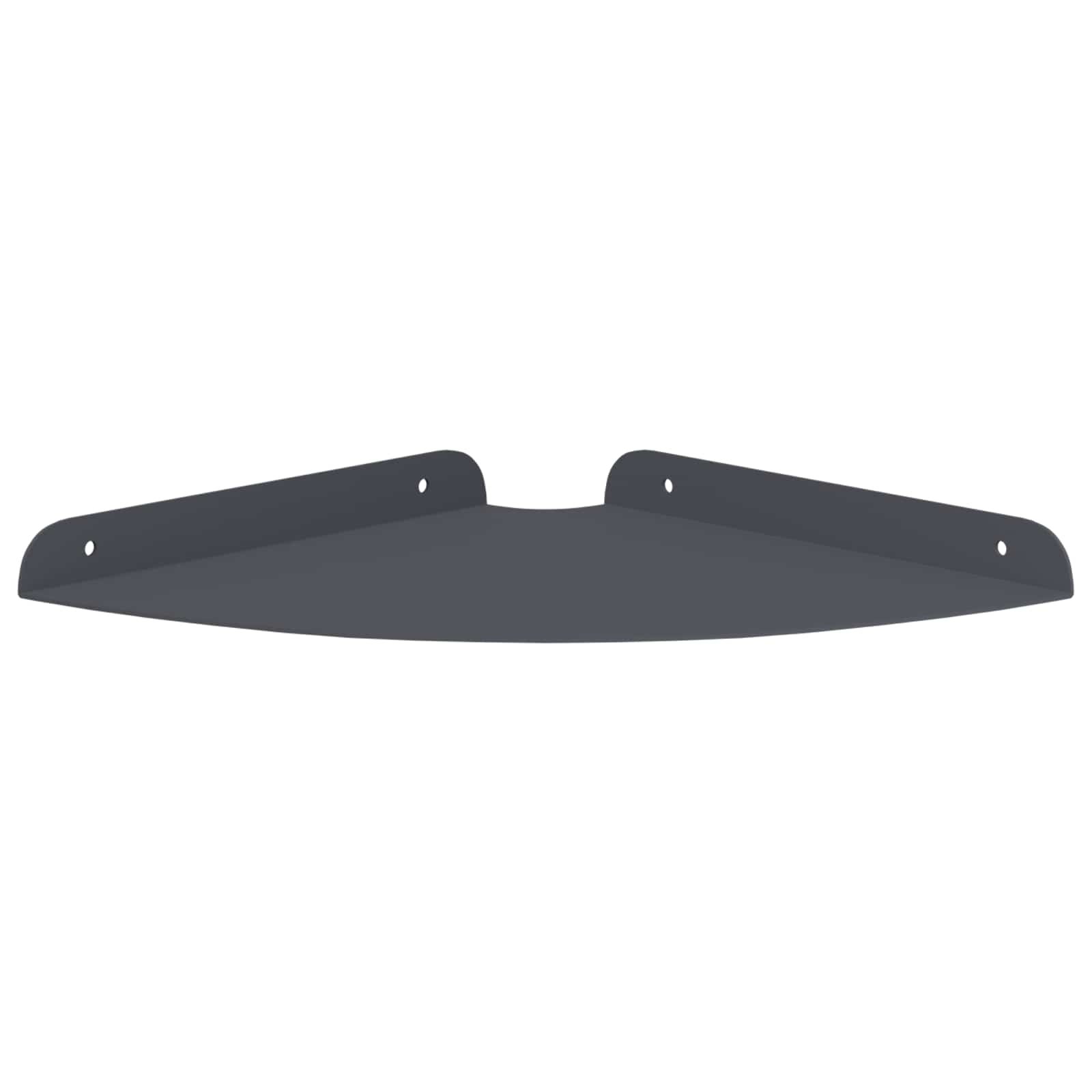 Mensola sospesa 4 pcs Antracite 24 x 24 x 2,3 cm | homemem39
