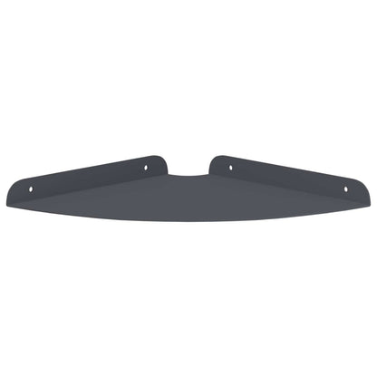 Mensola sospesa 4 pcs Antracite 24 x 24 x 2,3 cm | homemem39