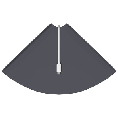 Mensola sospesa 4 pcs Antracite 24 x 24 x 2,3 cm | homemem39