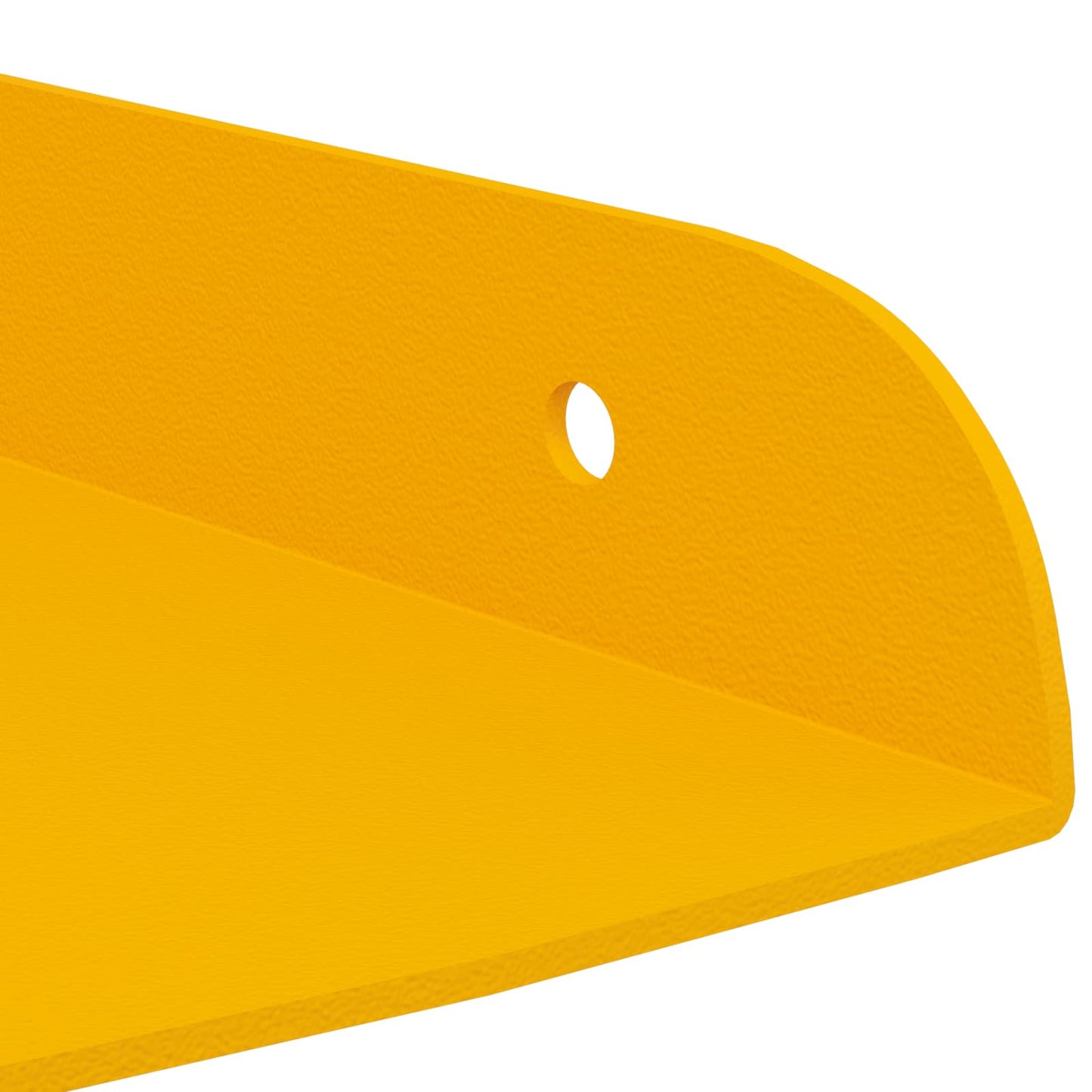 Mensola sospesa 2 pcs Giallo senape 24 x 24 x 2 cm | homemem39