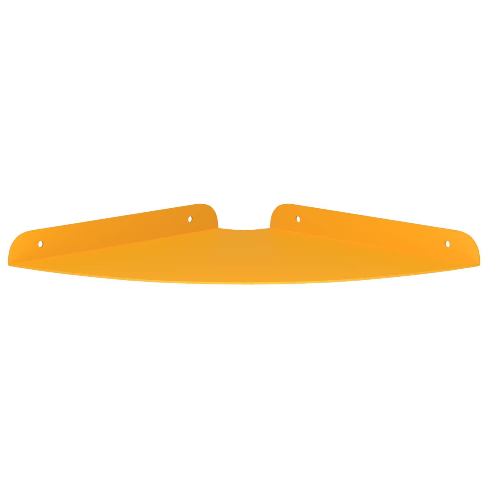 Mensola sospesa 2 pcs Giallo senape 24 x 24 x 2 cm | homemem39