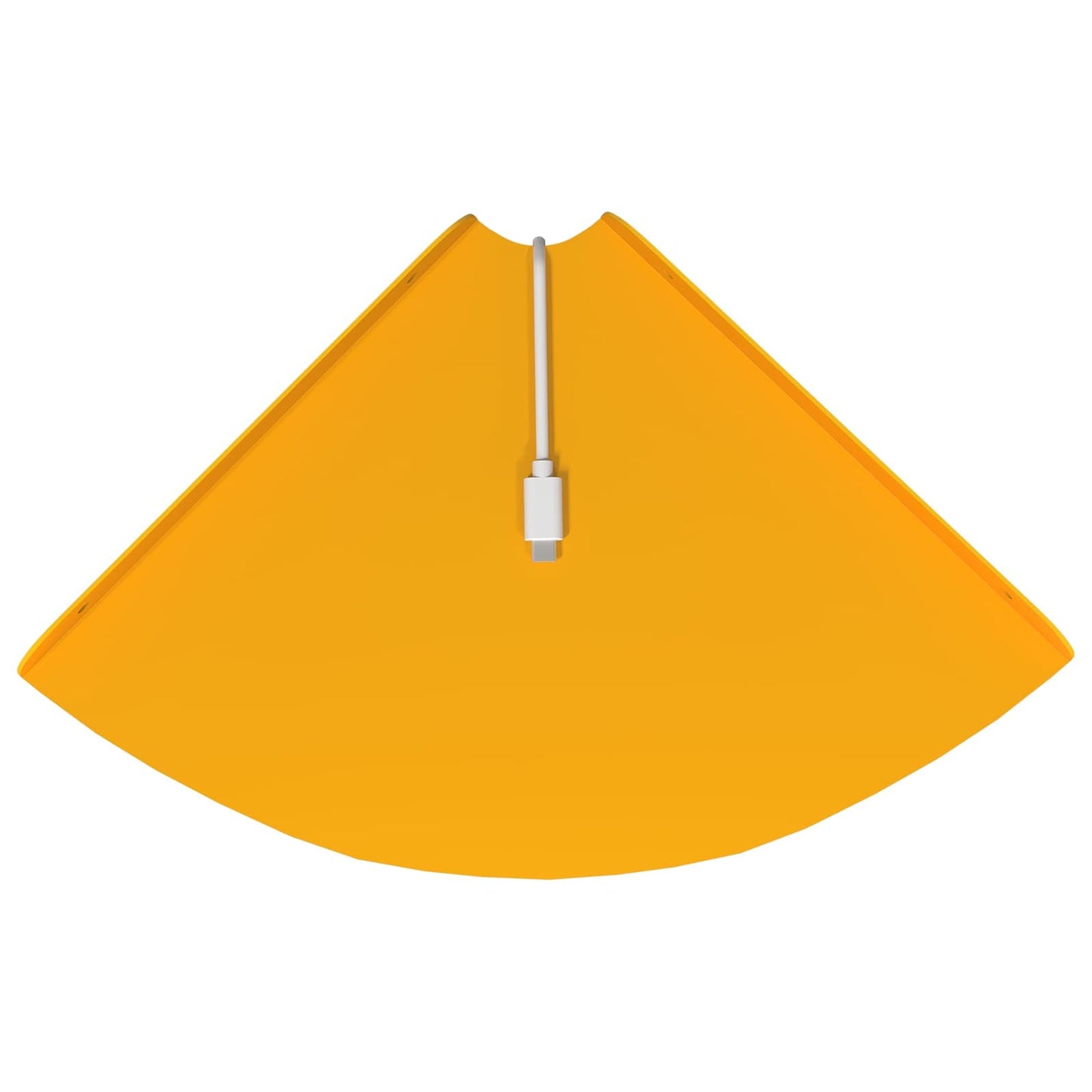 Mensola sospesa 2 pcs Giallo senape 24 x 24 x 2 cm | homemem39