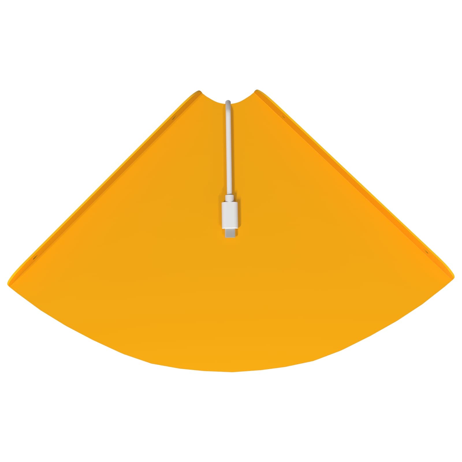 Mensola sospesa 2 pcs Giallo senape 24 x 24 x 2 cm | homemem39