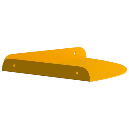 Mensola sospesa 4 pcs Giallo senape 24 x 24 x 2 cm | homemem39