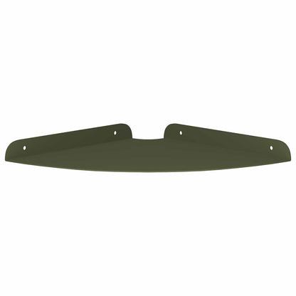 Mensola sospesa 2 pcs Verde oliva 24 x 24 x 2 cm | homemem39