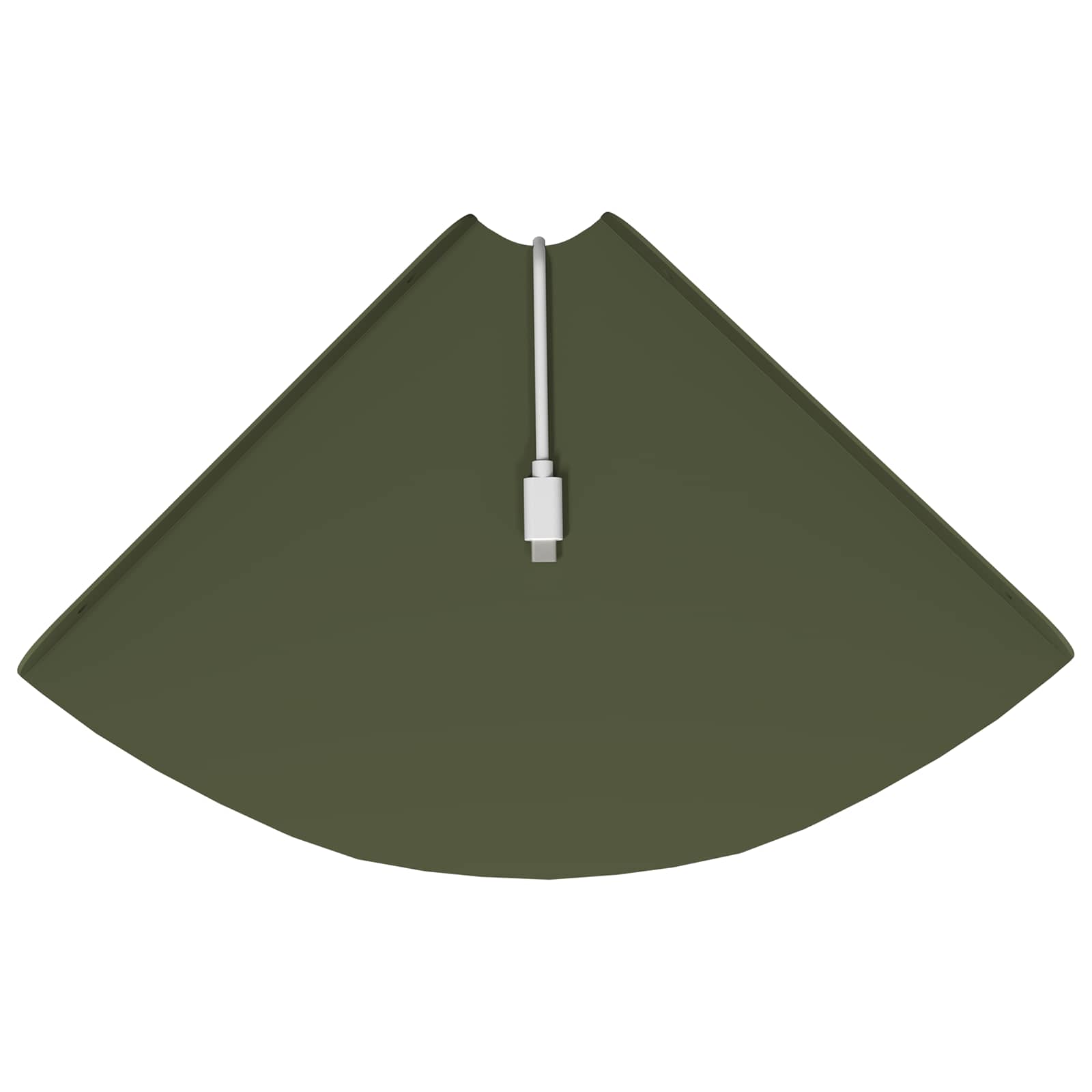 Mensola sospesa 2 pcs Verde oliva 24 x 24 x 2 cm | homemem39