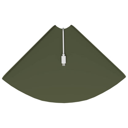 Mensola sospesa 4 pcs Verde oliva 24 x 24 x 2 cm | homemem39