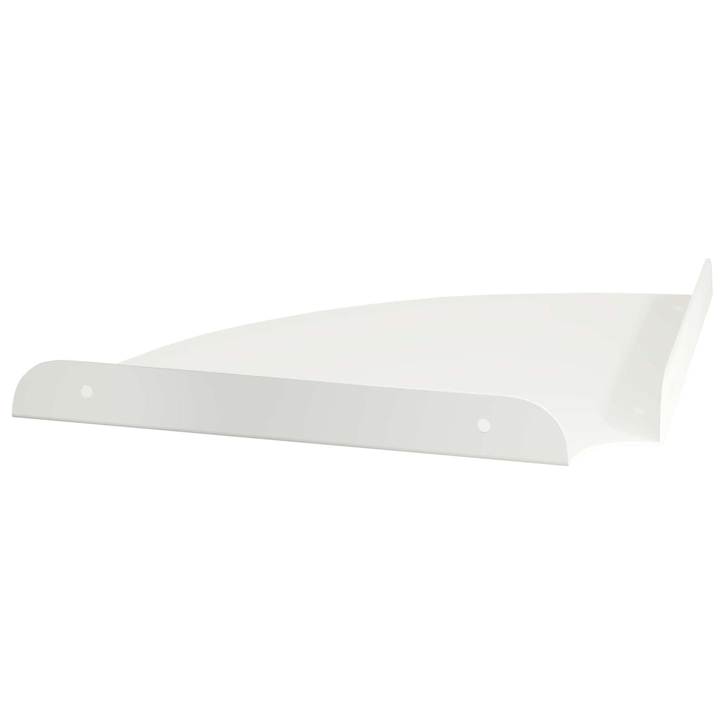 Mensola sospesa con lo scaffale 2 pcs Bianco 24 x 24 x 2 cm | homemem39