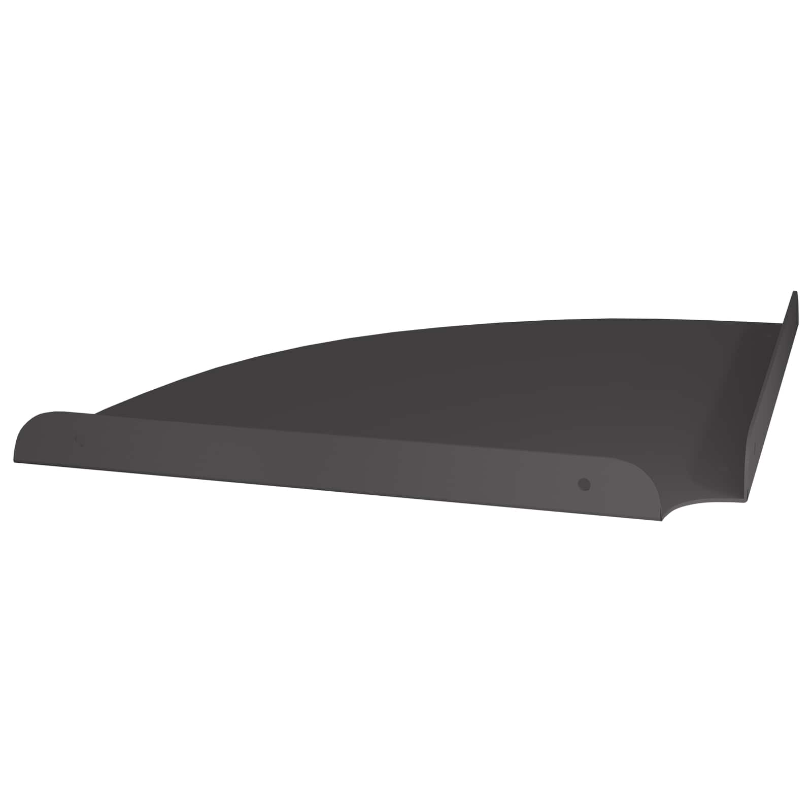 Mensola sospesa con lo scaffale 4 pcs Nero 30 x 30 x 2 cm | homemem39
