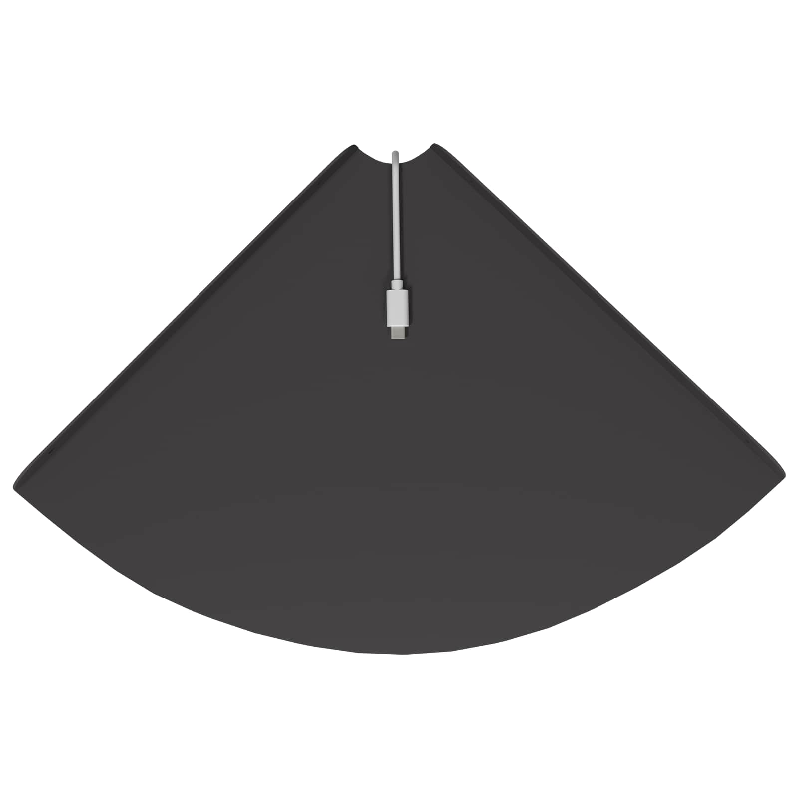 Mensola sospesa con lo scaffale 4 pcs Nero 30 x 30 x 2 cm | homemem39