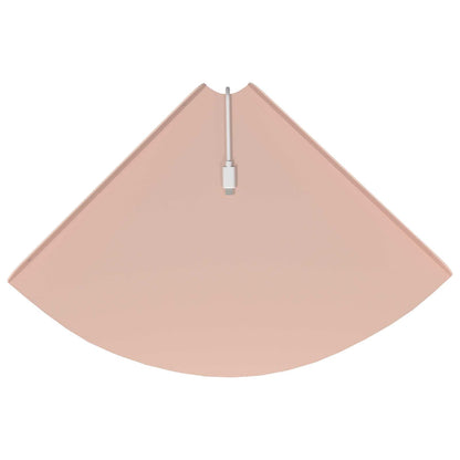 Mensola sospesa con lo scaffale 2 pcs Rosa 30 x 30 x 2 cm | homemem39